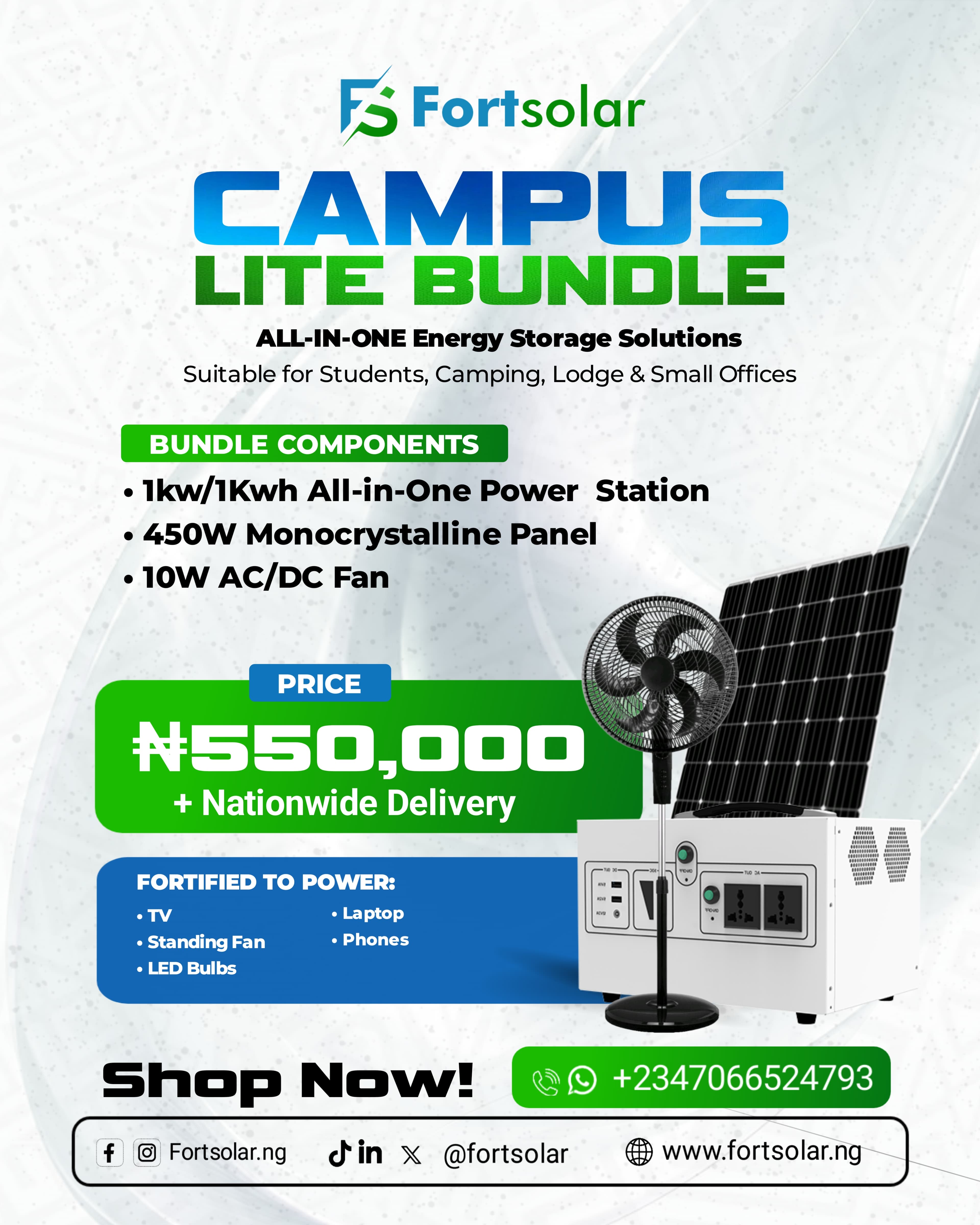 Campus Lite solar bundle package
